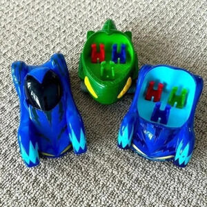 PJ Masks -bundle of 3 toy cars from PJ masks in Good pre-played condition